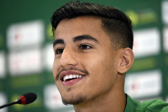 L'attaquant de l'Australie Daniel Arzani en conférence de presse, le 18 juin 2018 à Kazan   