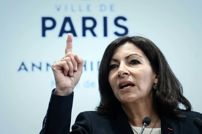 Anne Hidalgo à Paris, le 21 mars 2019