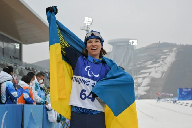 L'Ukrainienne Liudmyla Liashenko a remporté le biathlon individuel féminin catégorie debout aux Paralympiques de Pékin le 11 mars 2022 au Zhangjiakou National Biathlon Centre en Chine