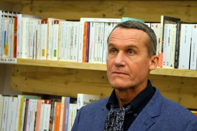 L'écrivain français d'origine russe Andreï Makine, à Bucarest en Roumanie, le 23 novembre 2013