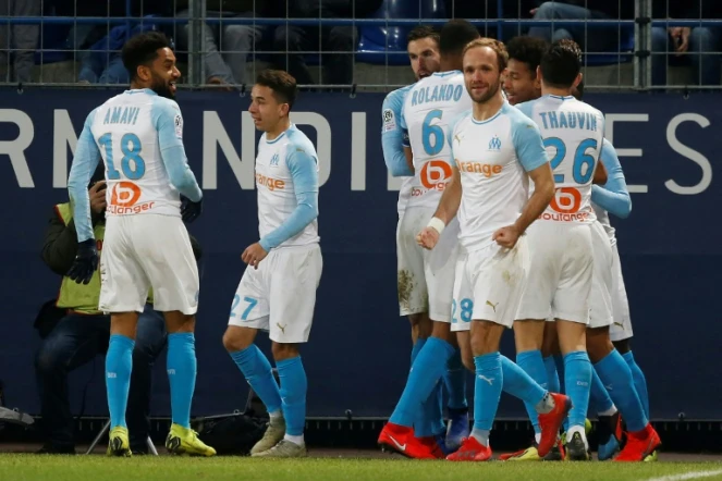 Les Marseillais ont renoué avec le succès en Ligue 1 sur le terrain de Caen, grâce un un but de Morgan Sanson, le 20 janvier 2019