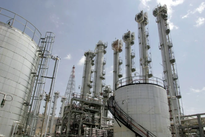 La centrale d'Arak, au sud de Téhéran, en 2006