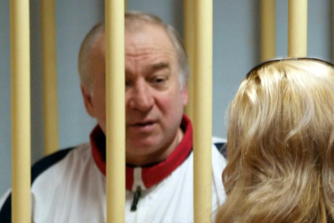 L'ex-agent russe Sergueï Skripal lors d'un procès à Moscou, le 9 août 2006
