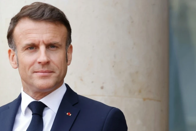 Le président Emmanuel Macron, le 6 mai 2024 à l'Elysée