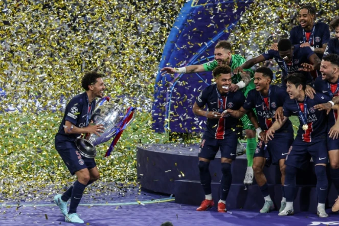 Le PSG sacré champion d'Europe après sa victoire sur l'Inter Milan à Munich, le 31 mai 2025 
