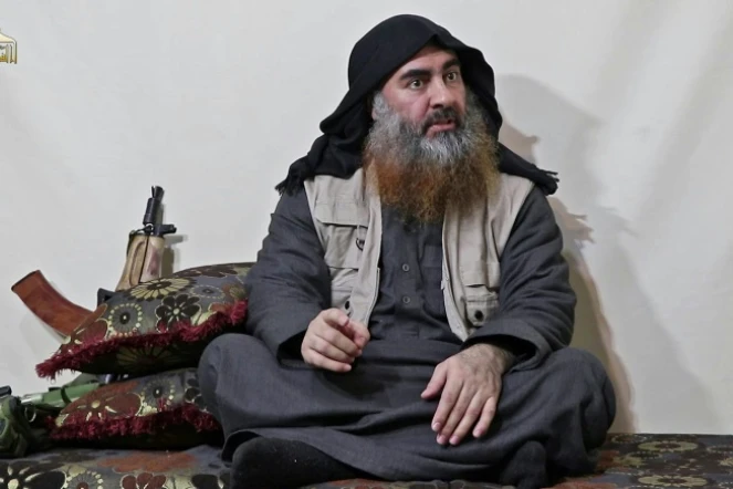 Le chef du groupe Etat islamique (EI), Abou Bakr al-Baghdadi, dans une vidéo publiée par le media Al Furqan le 29 avril 2019