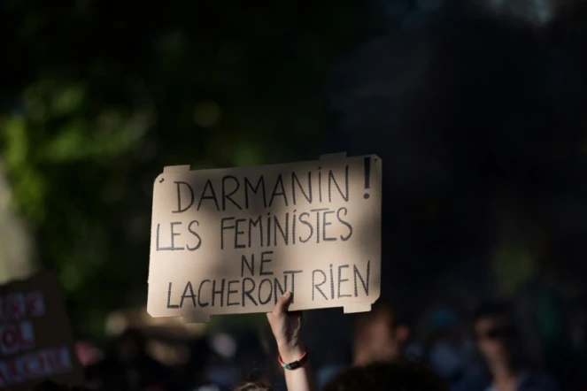 Manifestation contre la nomination de Gérald Darmanin au ministère de l'Intérieur, le 10 juillet 2020 à Nantes