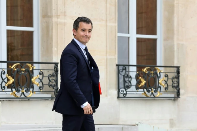 Le ministre de l'Action et des Comptes publics Gérald Darmanin, à l'Élysée, le 2 novembre 2017