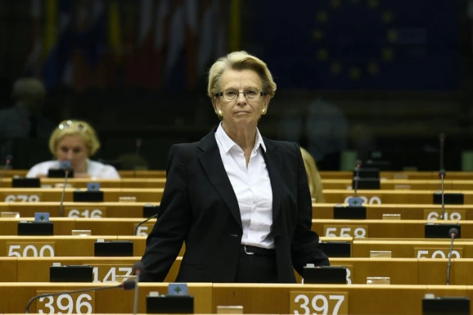 Michèle Alliot-Marie, le 23 juin 2016, à Bruxelles