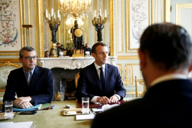 Le président Emmanuel Macron, le 2 décembre 2018 à l'Elysée