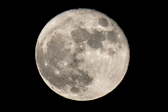 La Lune photographiée depuis Londres, le 14 décembre 2016