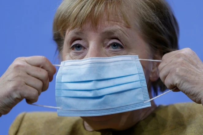 La chancelière allemande Angela Merkel à Berlin, le 25 novembre 2020