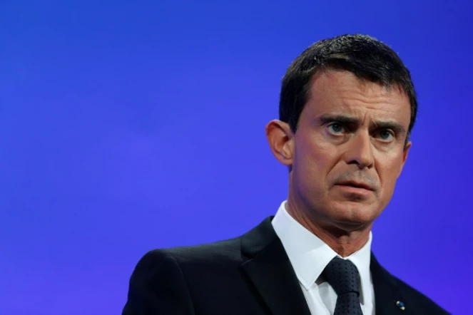 Le Premier ministre Manuel Valls, le 4 octobre 2016 à Paris 