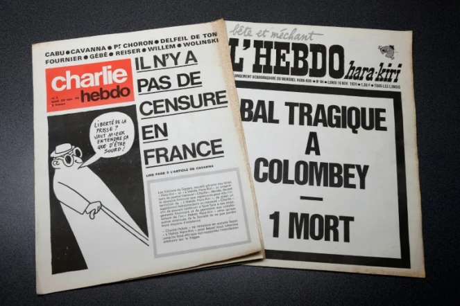 Naissance de Charlie Hebdo en 1970 en réponse aux tentatives de censure de Hara Kiri après sa Une "Bal tragique à Colombey, un mort"