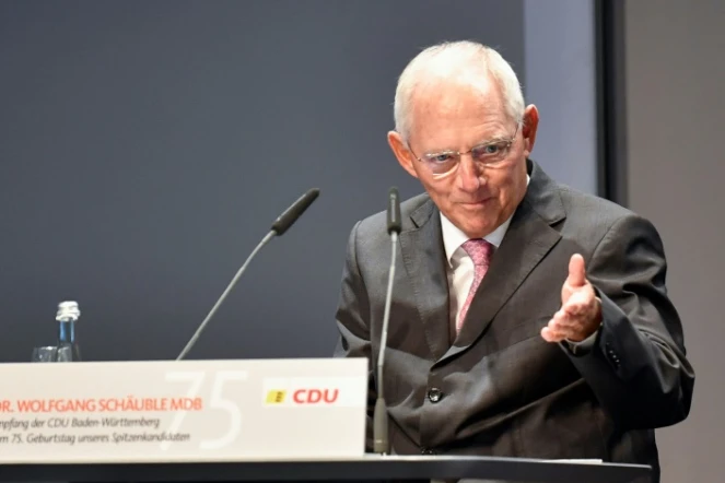 Le ministre allemand des Finances Wolfgang Schäubleà Offenbourg, en Allemagne, le 18 septembre 2017