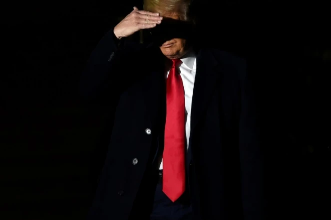Le président américain Donald Trump, le 2 novembre 2019, devant la Maison Blanche