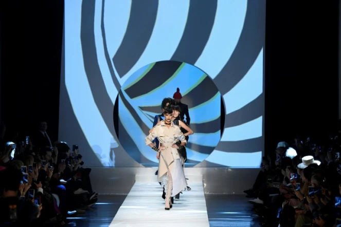 Défilé haute couture Jean Paul Gaultier, le 24 janvier 2018 à Paris