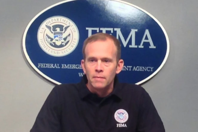 Brock Long, le chef de l'agence américaine des situations d'urgence (Fema), le 28 août 2017