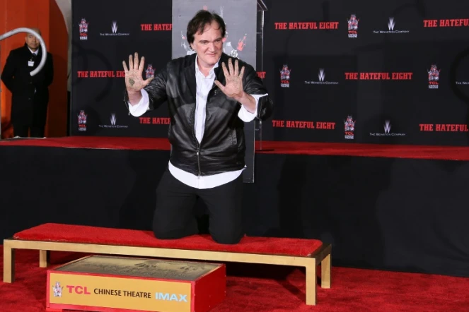 Le réalisateur américain Quentin Tarantino à Hollywood le 5 janvier 2016