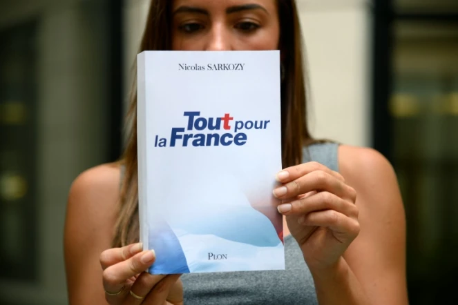 Exemplaire du livre de Nicolas Sarkozy "Tout pour la France", présenté le 22 août  2016