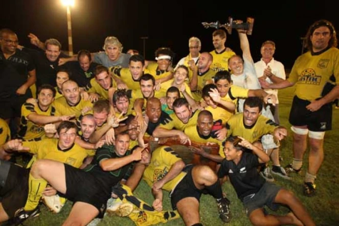 Samedi 12 décembre 2009 - Le RC Saint-Pierre sacré champion de La Réunion de rugby en battant Saint-Paul par 20 à 6