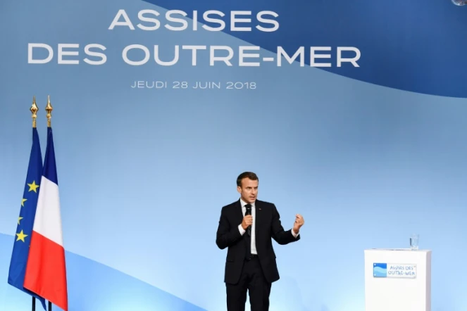 Discours d'Emmanuel Macron aux "Assises des outre-mer" à Paris le 28 juin 2018