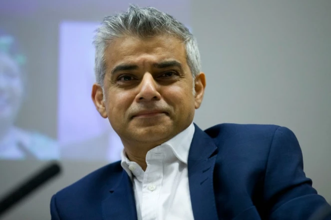 Le travailliste Sadiq Khan, premier maire musulman de Londres, lors d'un discours dans la capitale britannique, le 28 janvier 2016