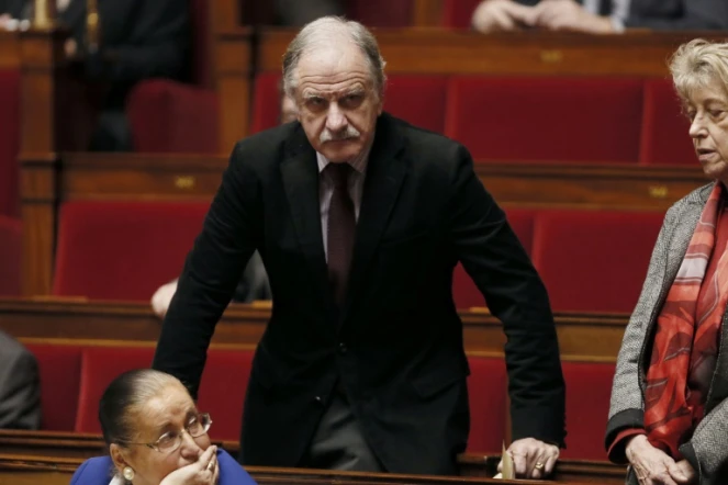 Le député écologiste de Gironde, Noël Mamère, le 17 décembre 2014 à l'Assemblée nationale à Paris