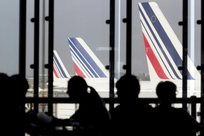 Des avions de la flotte Air France, le 15 septembre 2014 à l'aéroport d'Orly