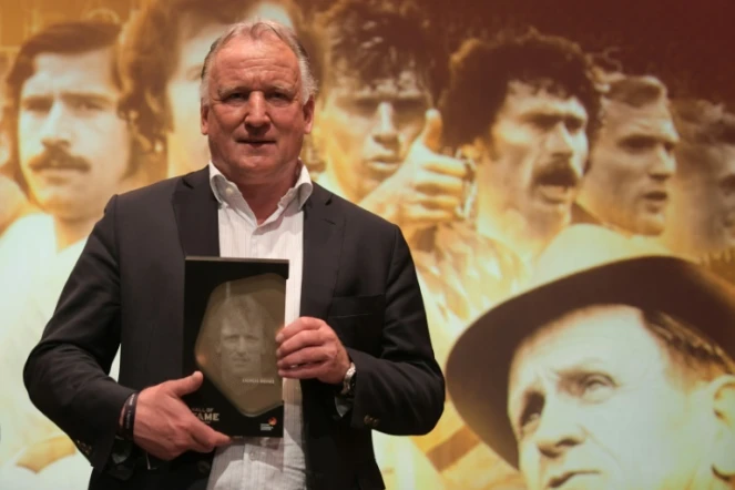 Andreas Brehme lors d'une cérémonie au Musée du football allemand à Dortmund, le 1er avril 2019