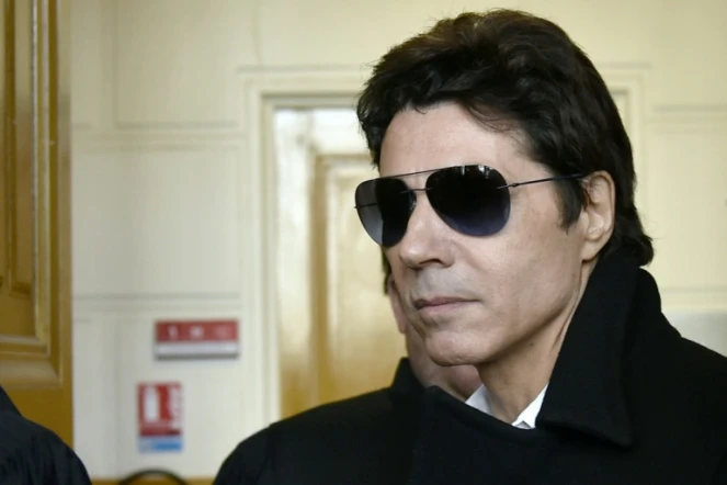 Le chanteur Jean-Luc Lahaye, lors d'un procès le 23 mars 2015 à Paris