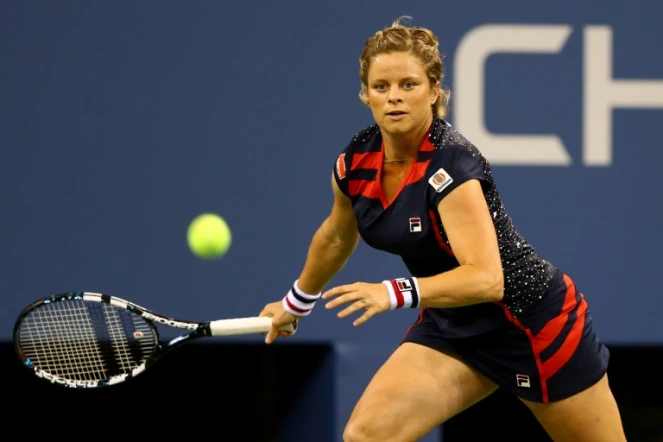 La Belge Kim Clijsters lors de l'US Open, le 27 août 2012