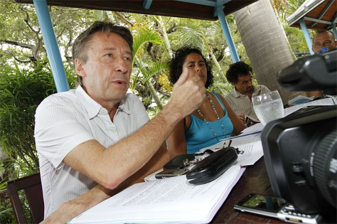 Jean pierre Marchau et Rahiba Dubois, membres de Ker (archives)