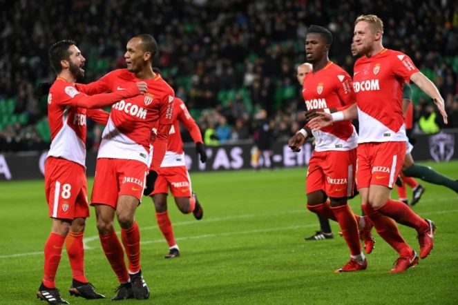 Monaco reste sur un succès spectaculaire face à Saint-Etienne, écrasé à Geoffroy-Guichard, le 15 décembre 2017 