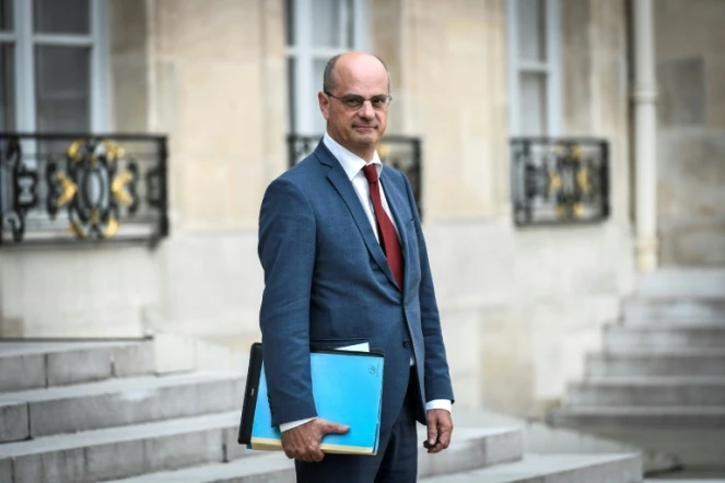 Le ministre de l'Education nationale, Jean-Michel Blanquer, le 31 août 2018 à Paris  