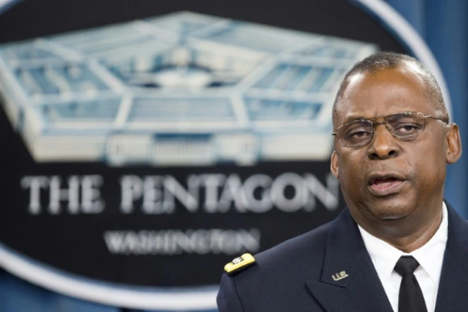 Lloyd Austin lors d'un briefing au Pentagone, en octobre 2014 à Washington