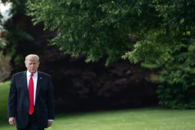Le président américain Donald Trump à la Maison Blanche, le 20 mai 2019 à Washington
