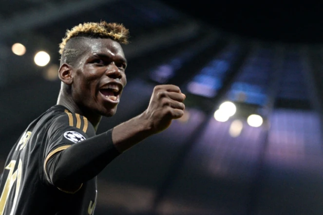 Paul Pogba, le 15 septembre 2015 lors du match City-Juventus à Manchester