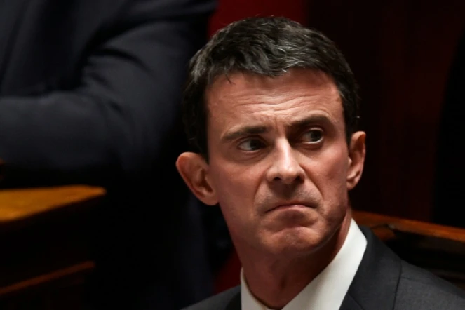 Le Premier ministre Manuel Valls le 17 novembre 2015 à l'Assemblée nationale à Paris