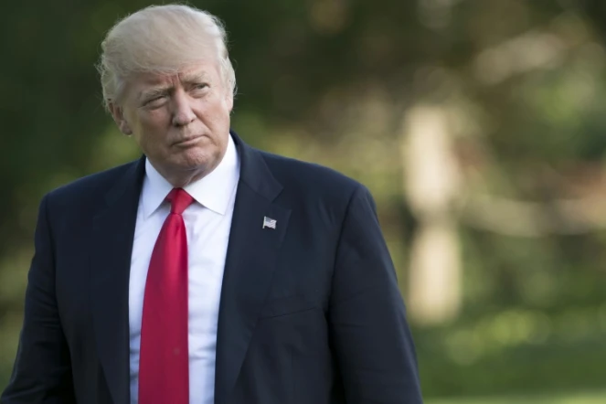 Donald Trump, le 28 avril 2017 à Washington