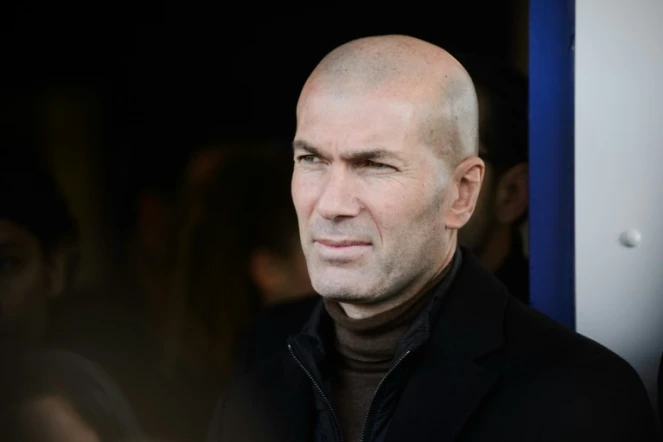 Zinédine Zidane, le 11 février 2022 à La Castellane 