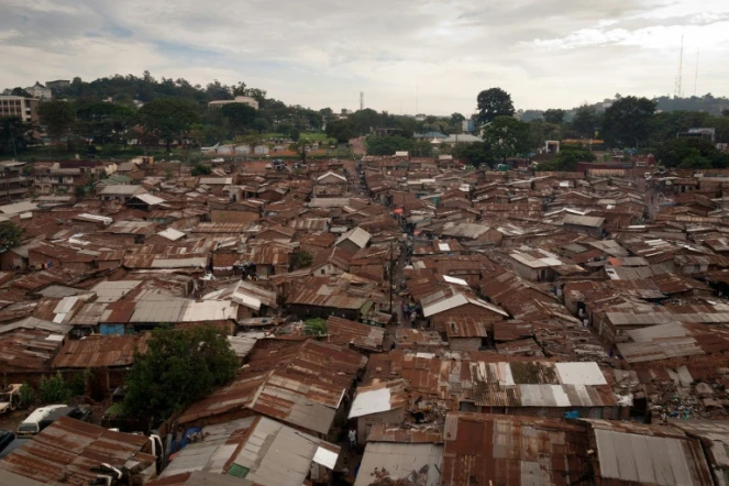Le bidonville de Katanga, dans la capitale ougandaise de Kampala, le 18 décembre 2012