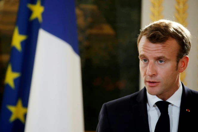 Le président Emmanuel Macron, le 15 octobre 2018 à l'Elysée, à Paris