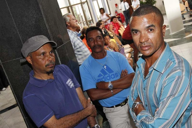 Saint-Denis - Mardi 13 avril 2010 - André Bègue, gérant de  Mafate hélicoptère, était venu plaider devant le tribunal correctionnel en faveur d'un héliport à Mafate