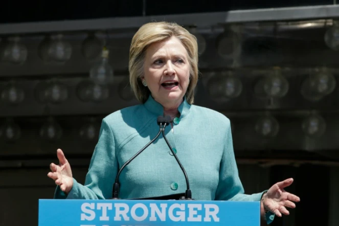 La candidate démocrate à la Maison Blanche Hillary Clinton lors d'un discours à Atlantic City, dans le New jersey, le 6 juillet 2016
