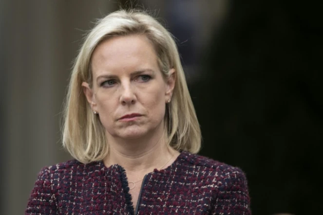 Kirstjen Nielsen, alors ministre de la Sécurité intérieure des Etats-Unis, le 4 janvier 2019 à Washington
