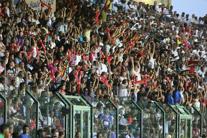 Foot- Stade Jean Ivoula à Saint-Denis - Match de gala entre la sélection de La Réunion et les Kréopolitains (joueurs réunionnais évoluant à l'extérieur)