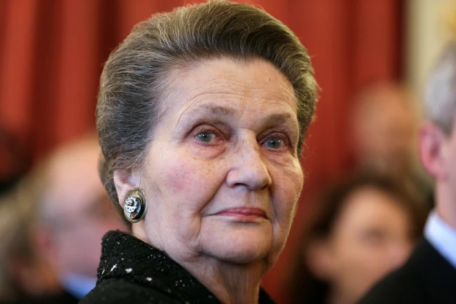L'ancienne ministre de la Santé Simone Veil, le 6 avril 2013 à Paris