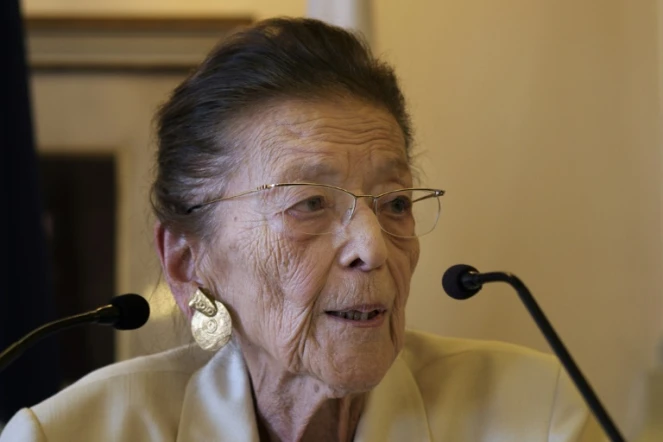 Edmonde Charles-Roux le 18 juillet 2014 à Marseille