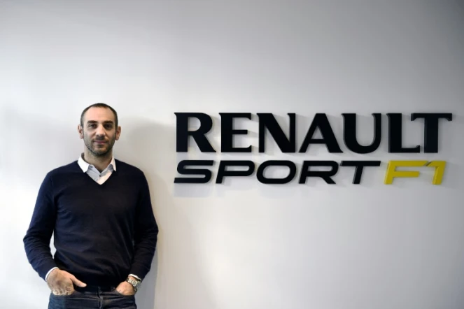 Le directeur général de Renault Sport F1, Cyril Abiteboul, le 18 décembre 2014 à Viry-Châtillon, en région parisienne